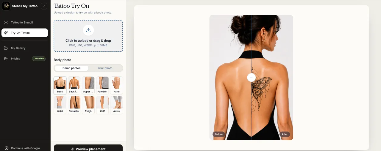 Stencil My Tattoo product image 2