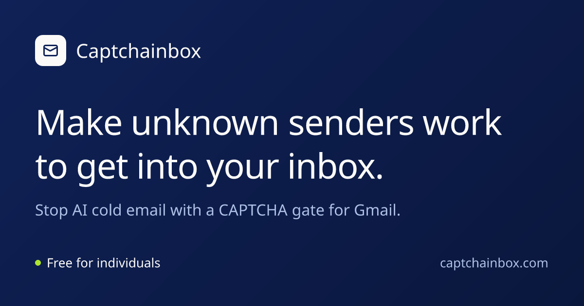 CaptchaInbox product image 2