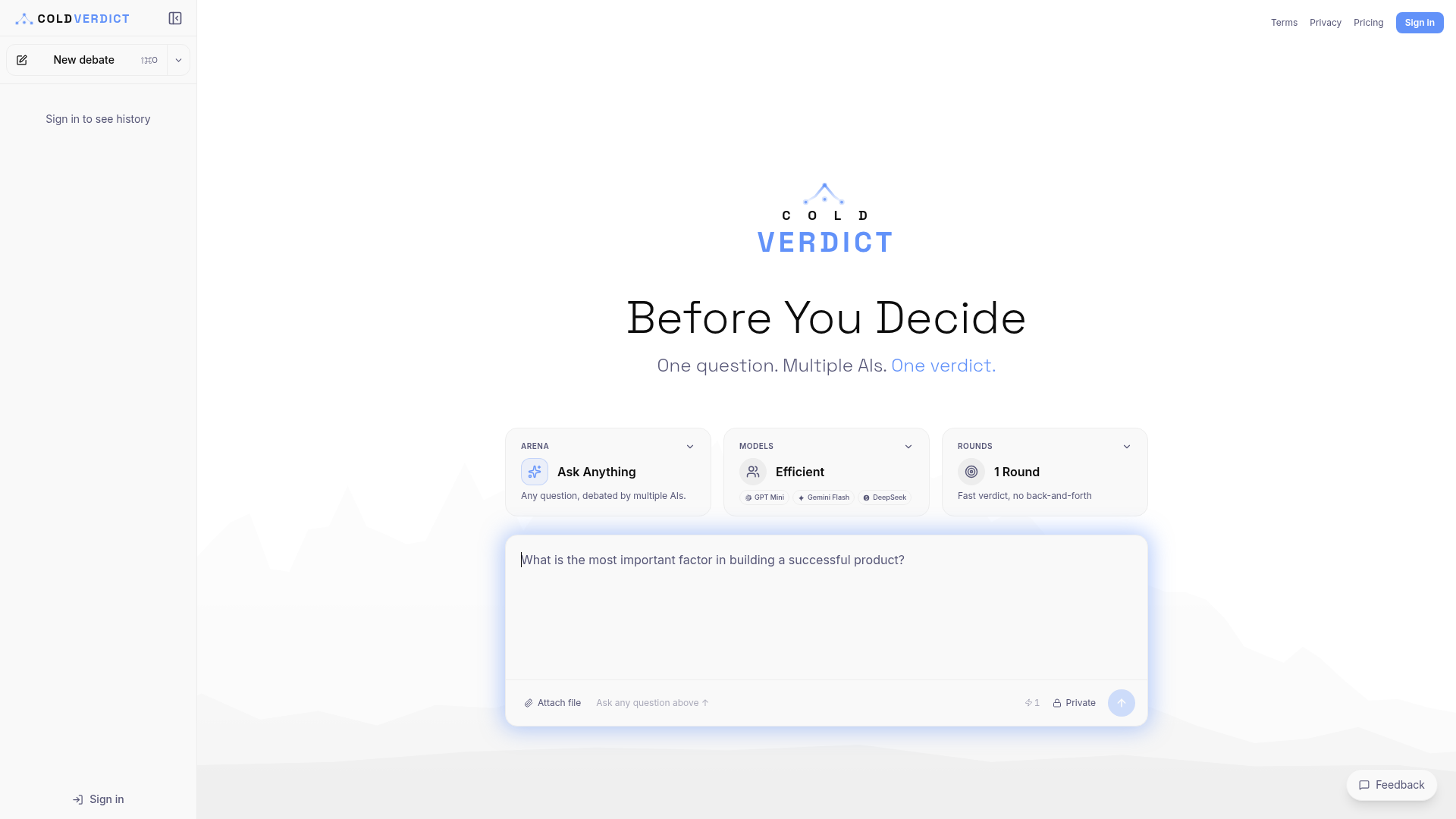 ColdVerdict product image 1