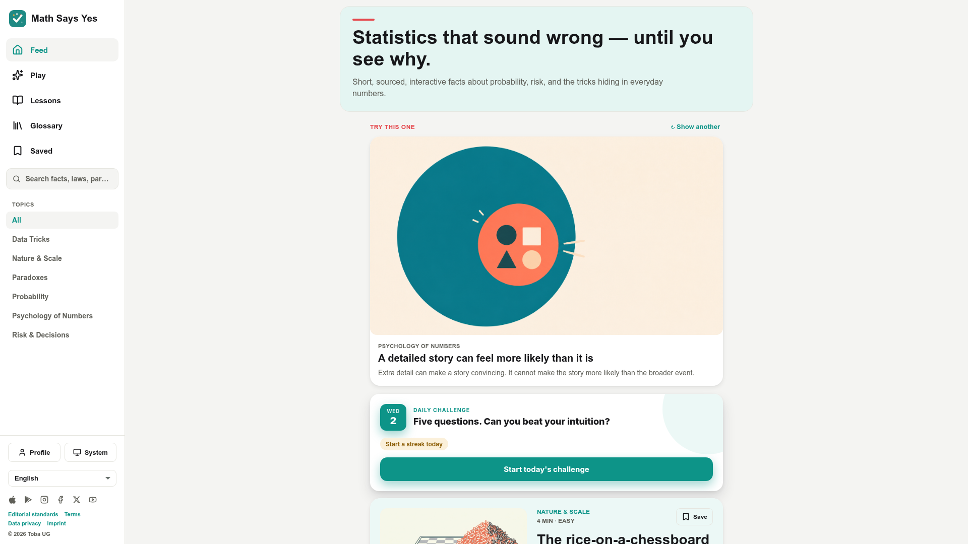 Math Says Yes product image 1