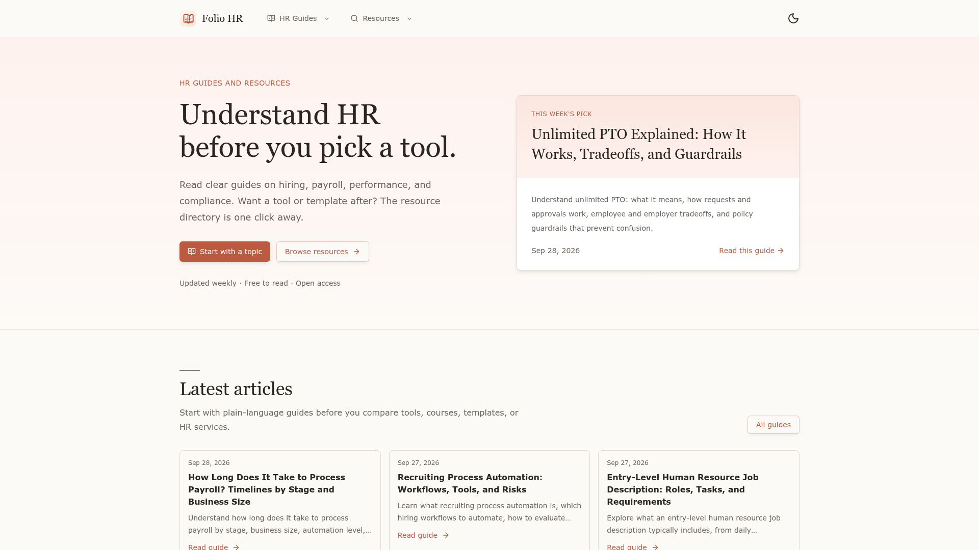 Folio HR product image 1