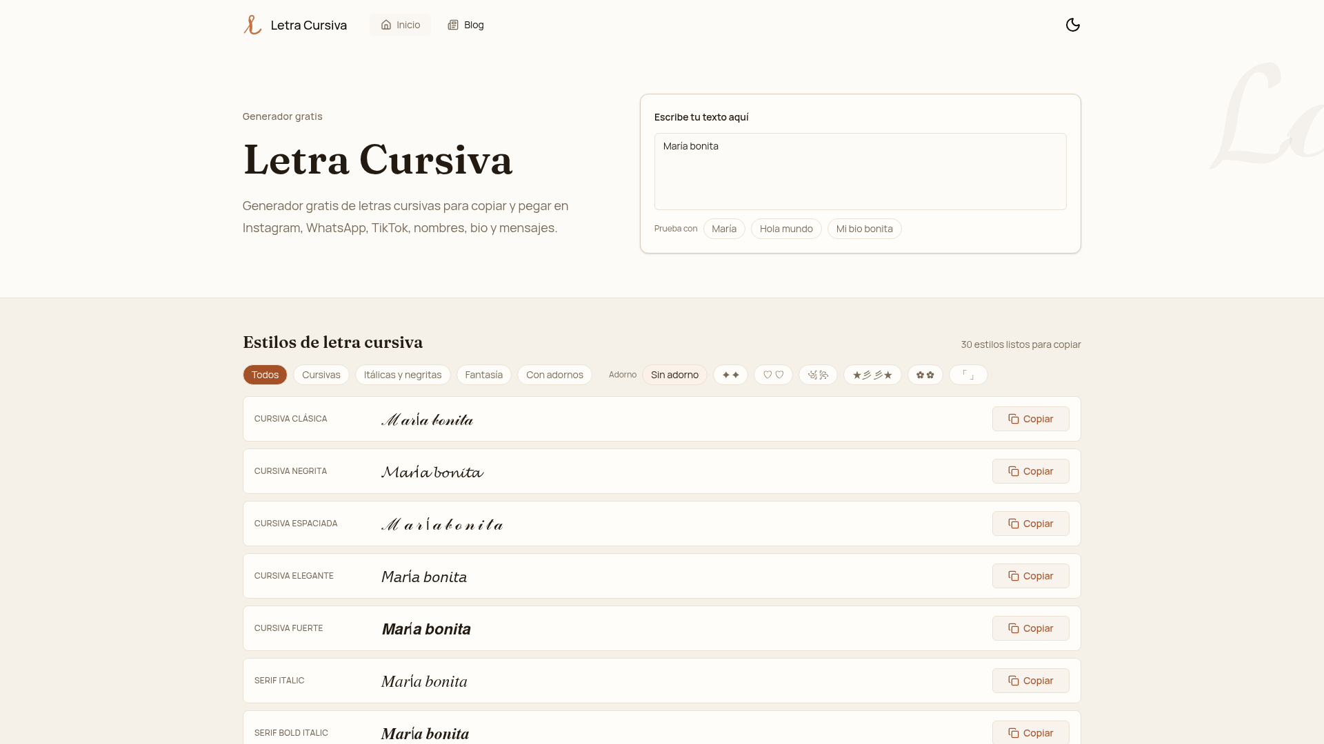 Letra Cursiva product image 1