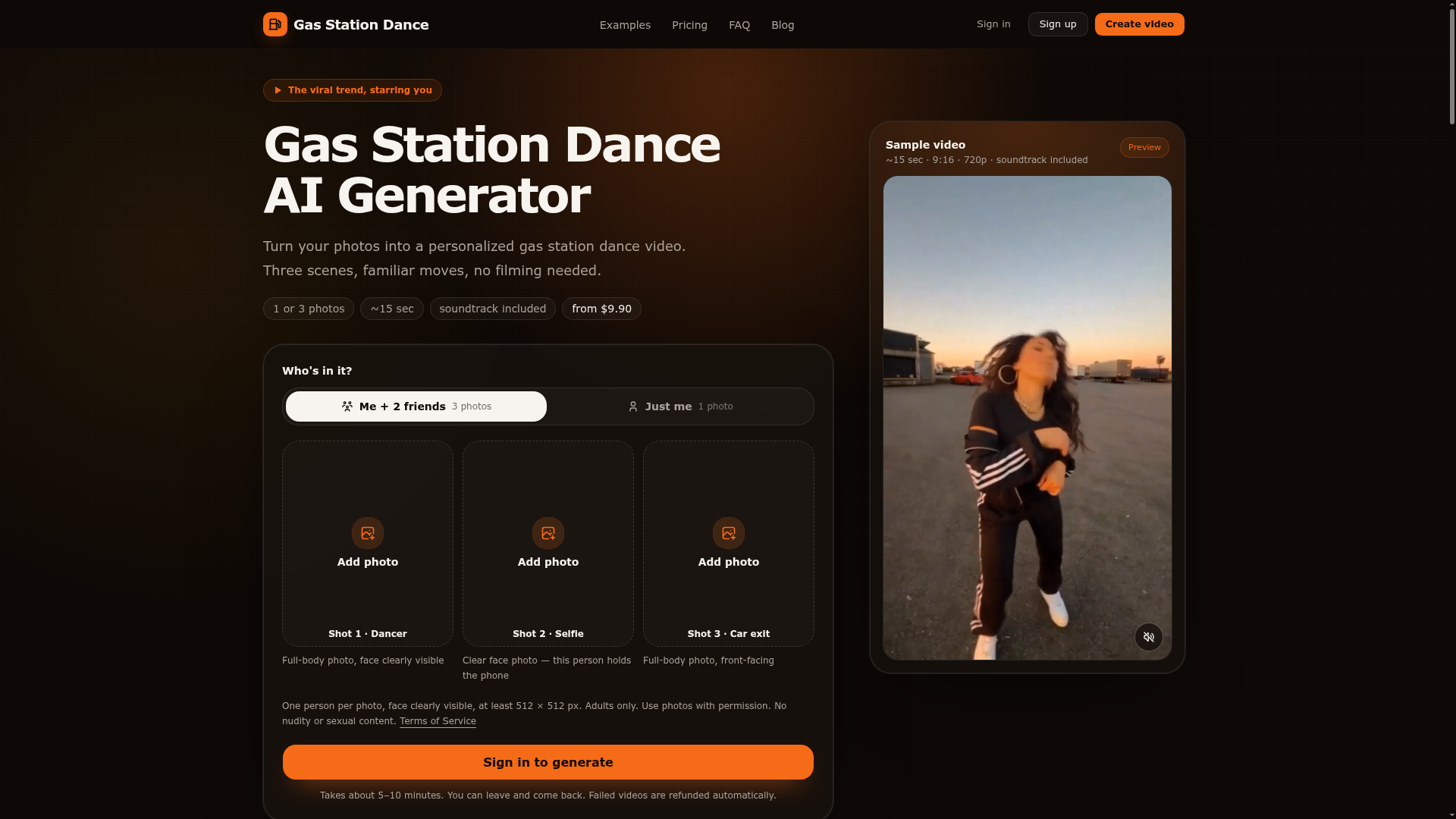 Gas Station Dance AI product image 1