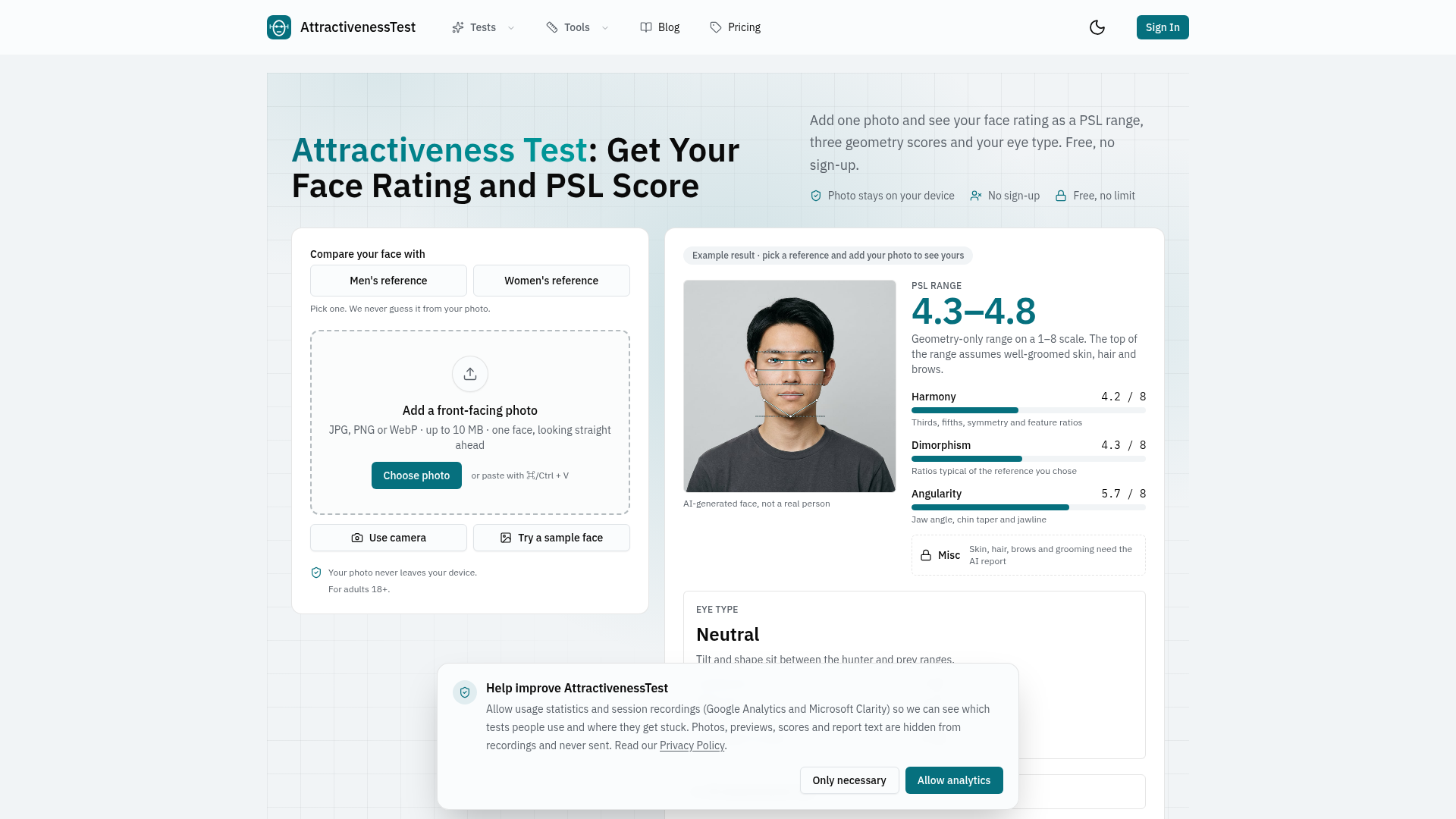 Attractiveness Test product image 1